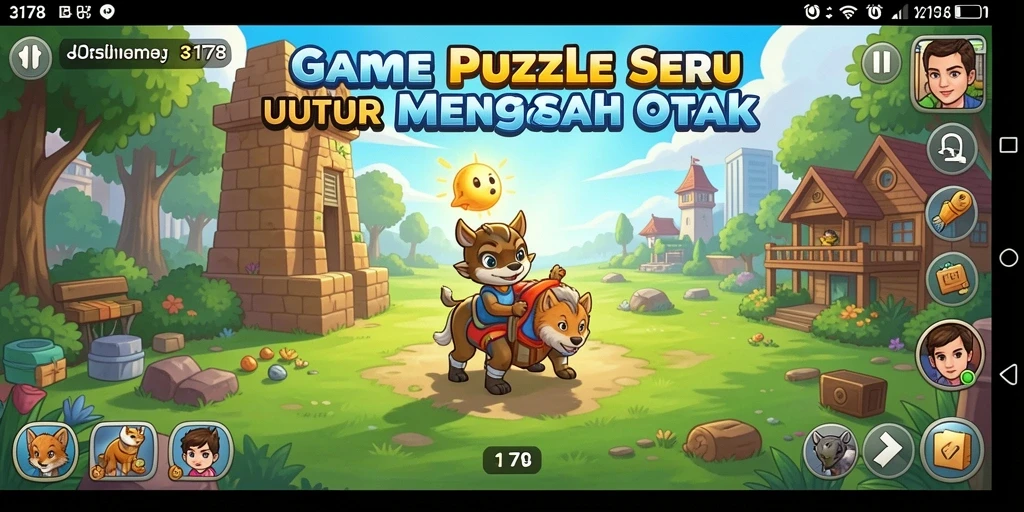 Tampilan gameplay seru dalam game Puzzle 3178.