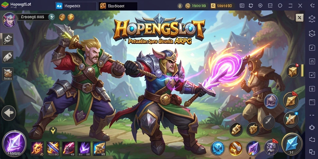 Tampilan gameplay HOPENGSLOT yang mendebarkan dan penuh aksi.