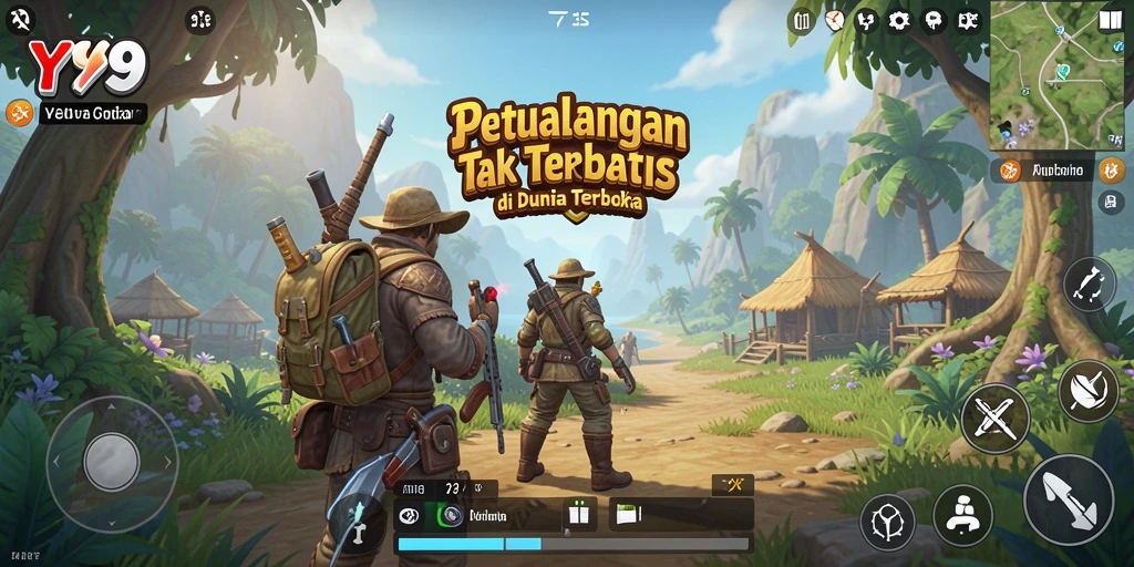 Gameplay Y89 menunjukkan eksplorasi mendalam dalam dunia terbuka yang menakjubkan.