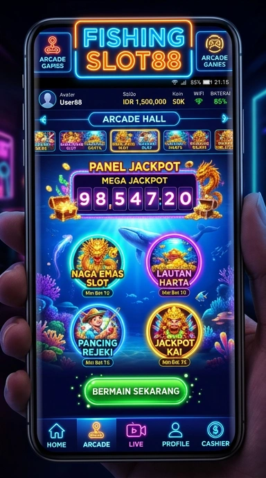 Fitur permainan mendebarkan di aplikasi slot88.